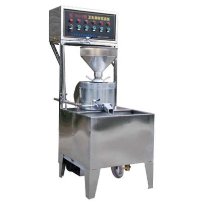 Productieve sojamelkmachine van roestvrij staal met een zelfloskoppelende slijpmachine