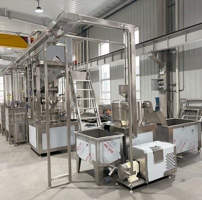 High Speed Soymilk Grinding System voor het productie-efficiëntie van kledingwinkels