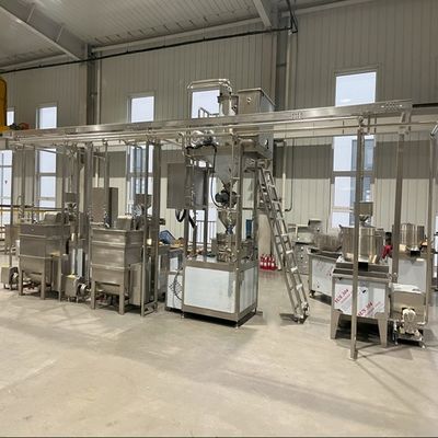 High Speed Soymilk Grinding System voor het productie-efficiëntie van kledingwinkels