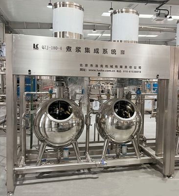 Upgrade naar een grootschalige automatische sojamelkbereidingsmachine voor 300 kg tofuproductie