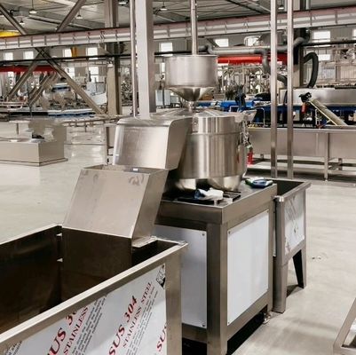 Boerderijen Automatische verticale boontjesmeelseparator met hoge productiviteit Tofu-machine