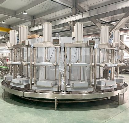 Duurzame machines voor de verwerking van tofu met een capaciteit van 400 kg en een automatische schijfpers