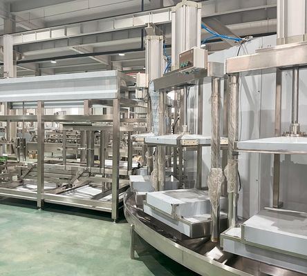 Duurzame machines voor de verwerking van tofu met een capaciteit van 400 kg en een automatische schijfpers