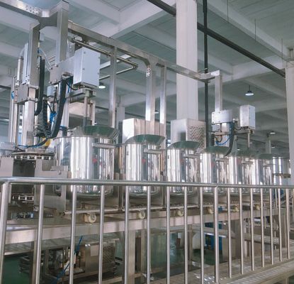 1000 KG Frying Equipment Voor Tofu Fired Bean Curd Machine OEM